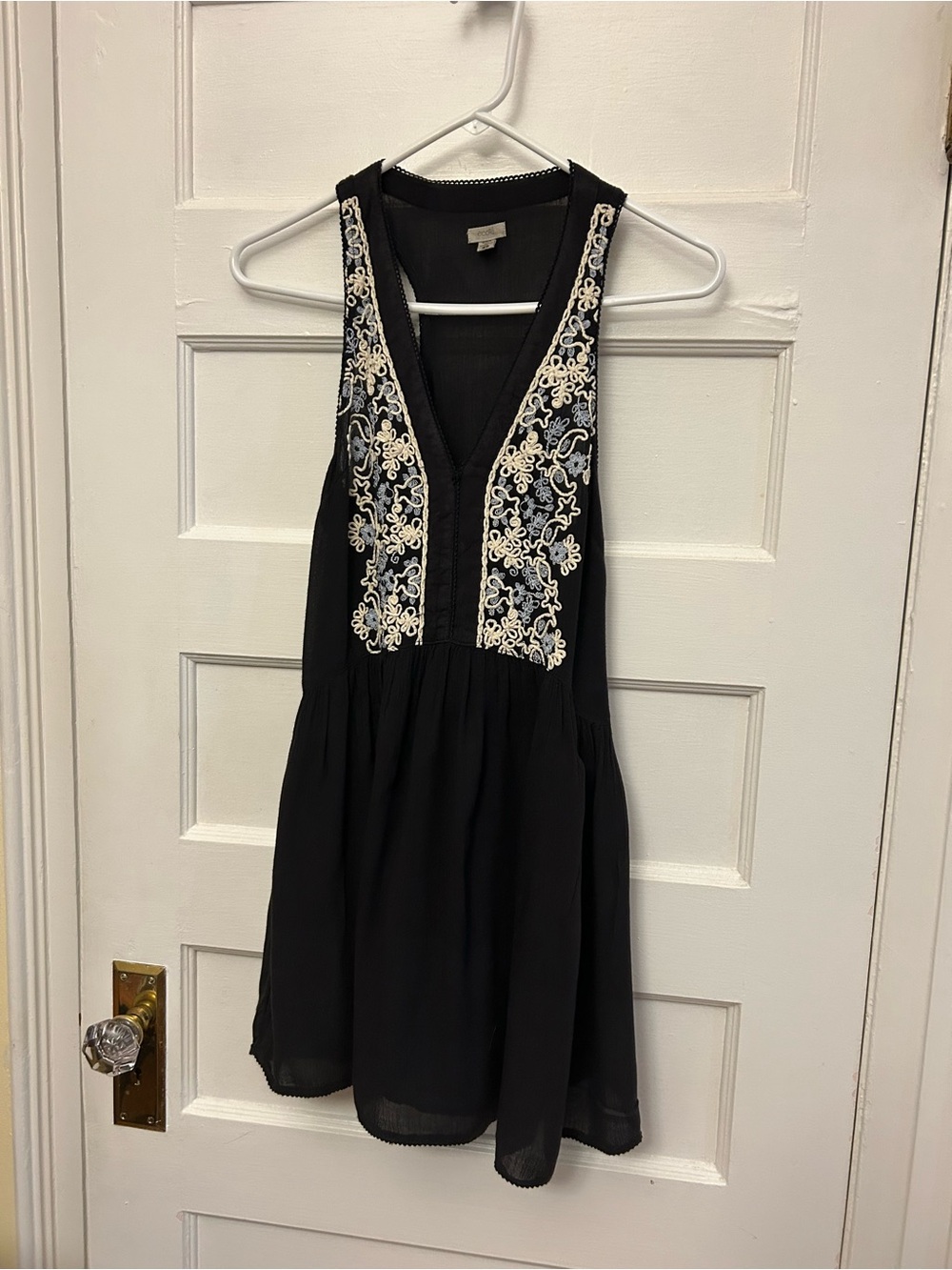 Ecote Boho Embroidered Dress/Tunic